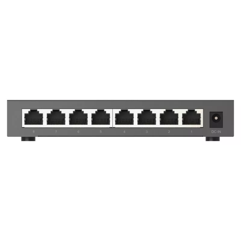 QNAP QSW-1108-8T-R2 przełącznik sieciowy Niezarządzalny 2.5G Ethernet (100/1000/2500) Desktop Czarny