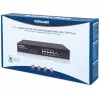 Przełącznik zarządzany Intellinet 8-portowy Gigabit Ethernet PoE+ z 2 portami SFP