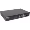 Przełącznik zarządzany Intellinet 8-portowy Gigabit Ethernet PoE+ z 2 portami SFP