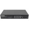 Przełącznik zarządzany Intellinet 8-portowy Gigabit Ethernet PoE+ z 2 portami SFP
