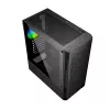 Obudowa PC GEMBIRD Fornax 400X Midi Tower Czarna — ATX, szkło hartowane, wentylatory RGB, 4 wnęki 2,5 cala, 2x USB 3.0