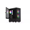 Obudowa PC KRUX VAKO KRX0132 ATX czarna — hartowane szkło, RGB, obsługuje Mini‑ATX, GPU do 31 cm, chłodzenie CPU do 15,9 cm