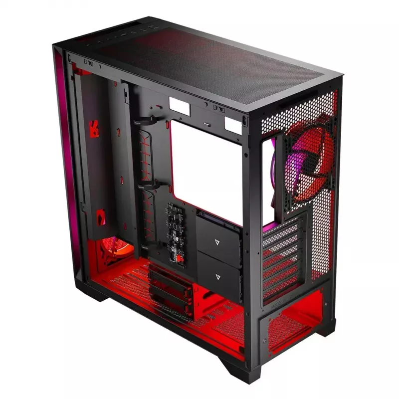 Obudowa Modecom Volcano Expanse S Apex ARGB Midi, czarna