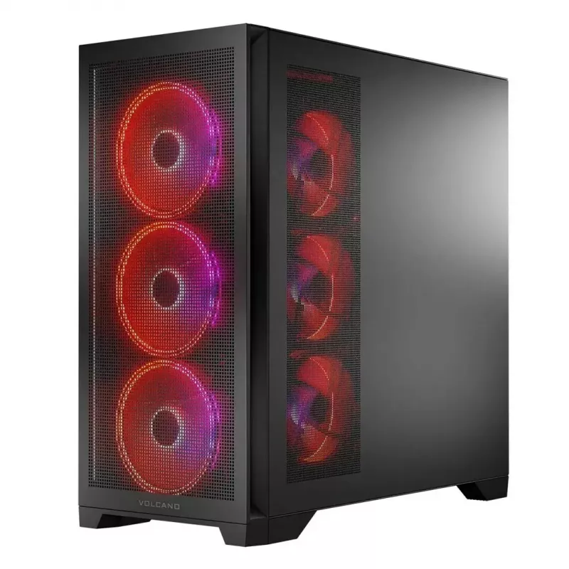 Obudowa Modecom Volcano Expanse S Apex ARGB Midi, czarna