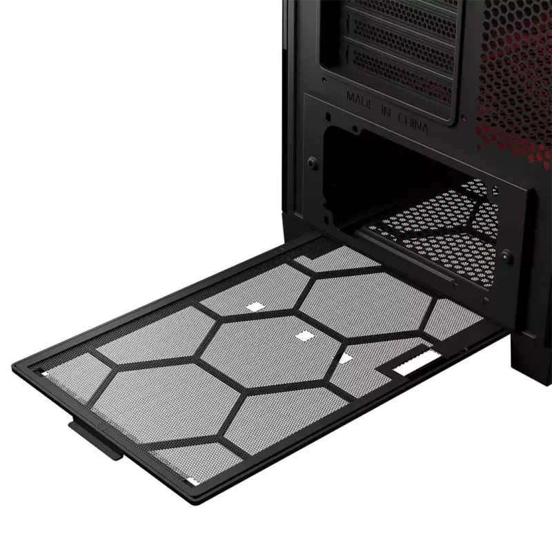 Obudowa Modecom Volcano Expanse S Apex ARGB Midi, czarna
