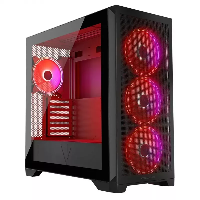 Obudowa Modecom Volcano Expanse S Apex ARGB Midi, czarna