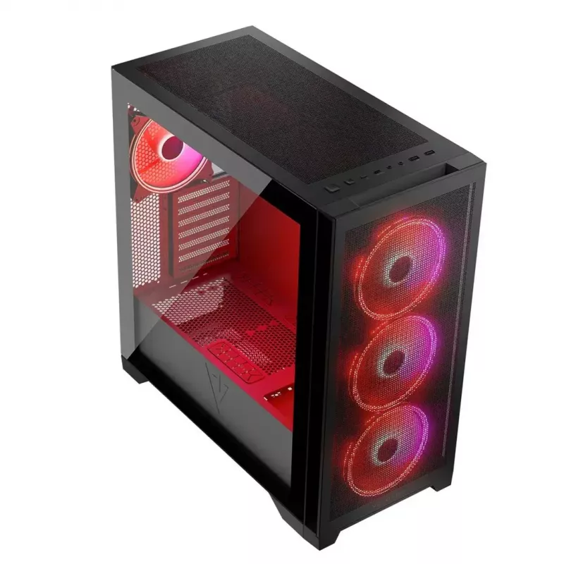 Obudowa Modecom Volcano Expanse S Apex ARGB Midi, czarna