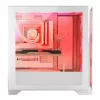 Obudowa PC MODECOM VOLCANO EXPANSE S APEX ARGB Midi Tower Biała — szkło hartowane, ARGB, obsługa micro ATX, GPU do 430 mm
