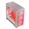 Obudowa PC MODECOM VOLCANO EXPANSE S APEX ARGB Midi Tower Biała — szkło hartowane, ARGB, obsługa micro ATX, GPU do 430 mm