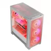 Obudowa PC MODECOM VOLCANO EXPANSE S APEX ARGB Midi Tower Biała — szkło hartowane, ARGB, obsługa micro ATX, GPU do 430 mm