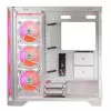 Obudowa PC MODECOM VOLCANO EXPANSE S APEX ARGB Midi Tower Biała — szkło hartowane, ARGB, obsługa micro ATX, GPU do 430 mm