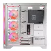 Obudowa PC MODECOM VOLCANO EXPANSE S APEX ARGB Midi Tower Biała — szkło hartowane, ARGB, obsługa micro ATX, GPU do 430 mm