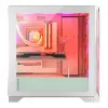 Obudowa PC MODECOM VOLCANO EXPANSE T APEX ARGB MIDI Biała — szkło hartowane, ARGB, USB-C, obsługa micro-ATX, GPU do 430 mm