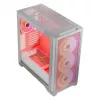 Obudowa PC MODECOM VOLCANO EXPANSE T APEX ARGB MIDI Biała — szkło hartowane, ARGB, USB-C, obsługa micro-ATX, GPU do 430 mm