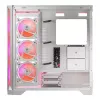 Obudowa PC MODECOM VOLCANO EXPANSE T APEX ARGB MIDI Biała — szkło hartowane, ARGB, USB-C, obsługa micro-ATX, GPU do 430 mm