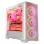 Obudowa PC MODECOM VOLCANO EXPANSE T APEX ARGB MIDI Biała — szkło hartowane, ARGB, USB-C, obsługa micro-ATX, GPU do 430 mm