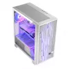 Obudowa komputerowa MODECOM Volcano Perun Apex ARGB biała — Midi Tower, szkło hartowane, ARGB, USB-C, obsługa micro ATX, GPU do 39 cm