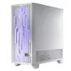 Obudowa komputerowa MODECOM Volcano Perun Apex ARGB biała — Midi Tower, szkło hartowane, ARGB, USB-C, obsługa micro ATX, GPU do 39 cm