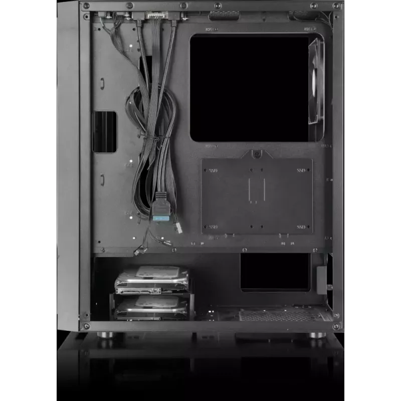 Obudowa PC Versa XM1 Czarny Steel 120mm Wentylator USB3.0 - czarna