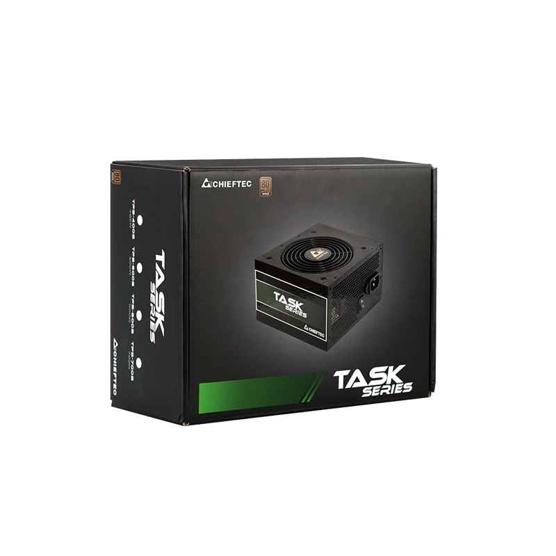 Zasilacz Chieftec Task TPS-500S 500 W 24-pin ATX ATX Czarny