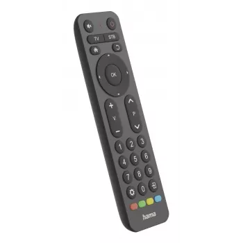 Pilot zdalnego sterowania Hama 00221056 IR bezprzewodowy TV 31 przycisków zasięg 10 m