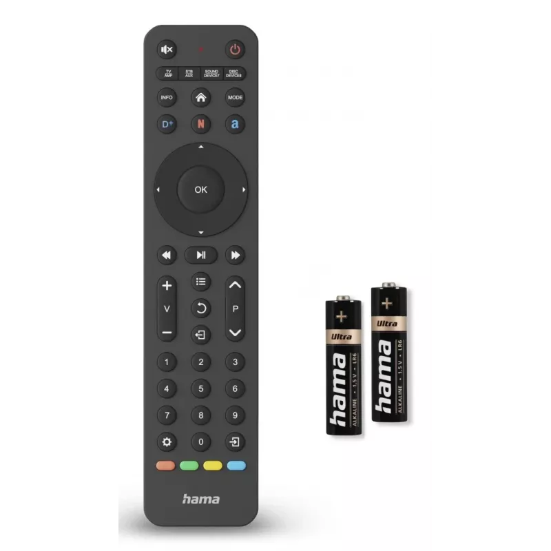 Hama 00221055 pilot zdalnego sterowania IR Wireless TV Przyciski