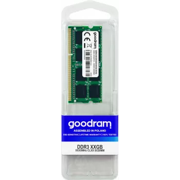 Pamięć laptopa DDR3 SO‑DIMM GOODRAM 8GB 1600MHz 204‑pin CL11 1.5V