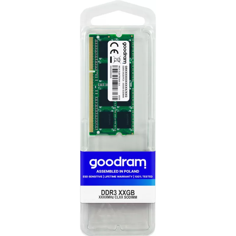 GoodRam DDR3 - Modul - 8 GB - SO DIMM 204-PIN