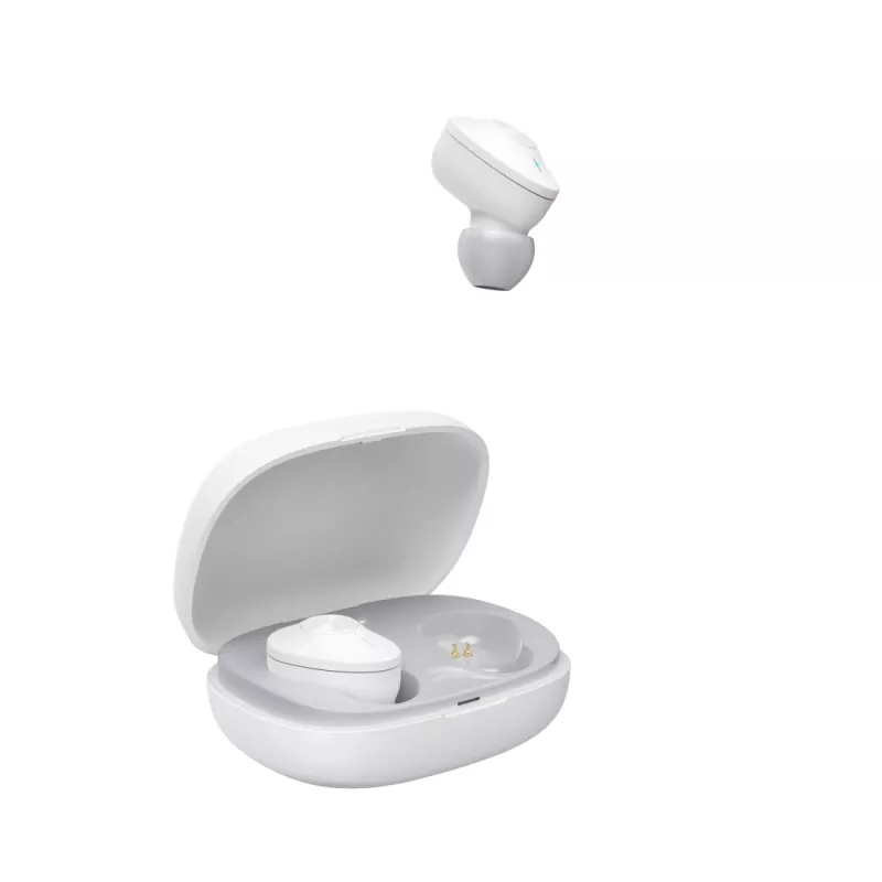 Hama Freedom Buddy Headset True Wireless Stereo (TWS) In-ear Calls/Music USB Type-C Bluetooth Jasnoszary, Biały