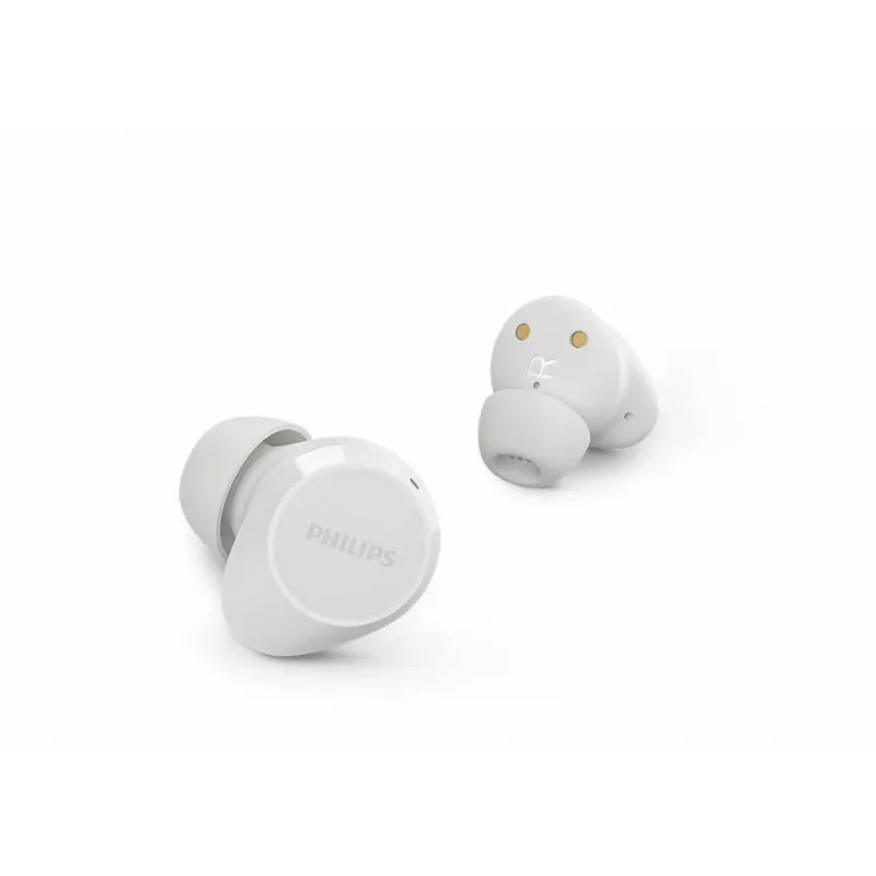 Philips TAT1209WT/00 słuchawki/zestaw słuchawkowy True Wireless Stereo (TWS) douszne Rozmowy/Muzyka Bluetooth Białe
