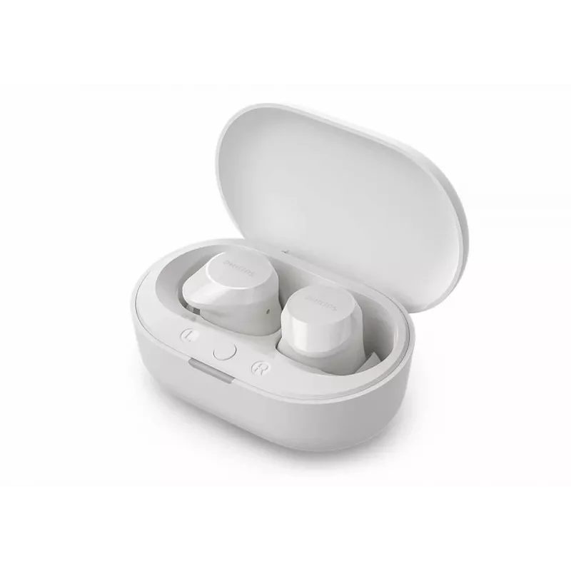Philips TAT1209WT/00 słuchawki/zestaw słuchawkowy True Wireless Stereo (TWS) douszne Rozmowy/Muzyka Bluetooth Białe