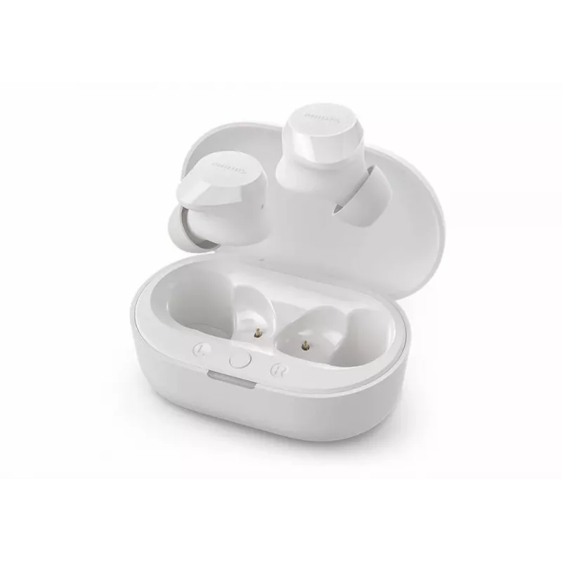Philips TAT1209WT/00 słuchawki/zestaw słuchawkowy True Wireless Stereo (TWS) douszne Rozmowy/Muzyka Bluetooth Białe