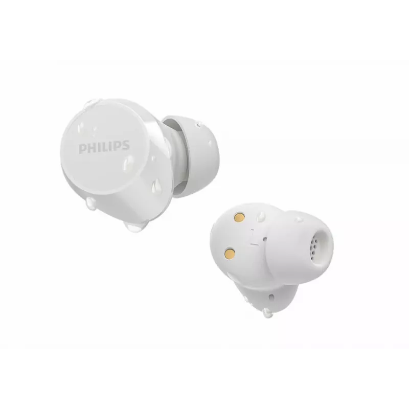 Philips TAT1209WT/00 słuchawki/zestaw słuchawkowy True Wireless Stereo (TWS) douszne Rozmowy/Muzyka Bluetooth Białe