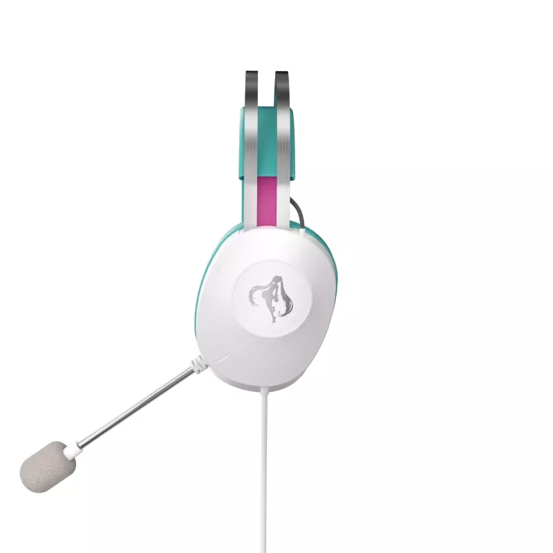ASUS TUF Gaming H1 Gen II Hatsune Miku Edition Headset Wired Head-band USB Type-A Różowy, Turkusowy, Biały