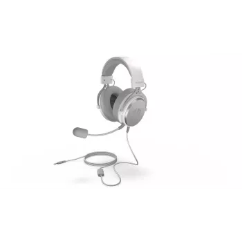 Przewodowy dwuuszny zestaw słuchawkowy ENDORFY VIRO Plus USB Onyx biały — przetworniki 53 mm, 20–20000 Hz, 98 dB, 32 Ω, odłączany mikrofon na wysięgniku, kabel 2,9 m