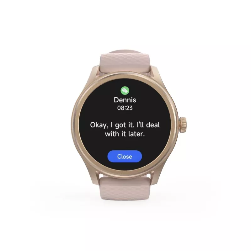 Hama Smartwatch 5010, Monitorowanie snu, Okrągły, Wodoodporny, 1,38 cala, Różowy (00178616)