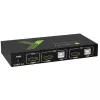 Techly 2x1 USB HDMI 4Kx2K IDATA KVM-HDMI2U przełącznik KVM Czarny