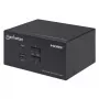 Przełącznik KVM Manhattan 2-Port 4K HDMI USB Audio do sterowania 2 komputerami