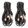 Przełącznik KVM Manhattan 2-Port 4K HDMI USB Audio do sterowania 2 komputerami