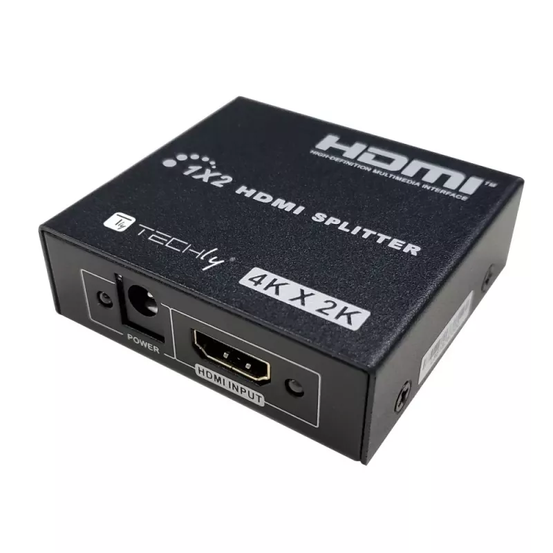 Rozgałęźnik wideo Techly IDATA HDMI-4K230 2x HDMI 3840x2160 Czarny