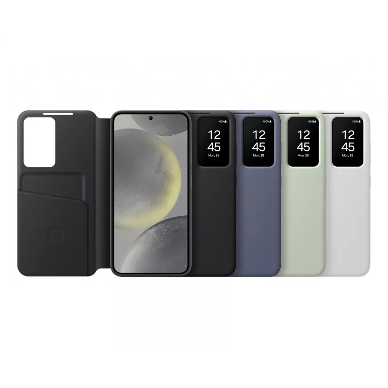 Etui portfelowe Samsung Galaxy S24 Czarny 6,2 cala 1 kieszeń na kartę