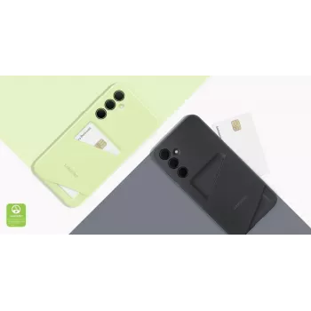 Etui ochronne AVM EF-OA356 do Samsung Galaxy A35, pasuje do ekranu 16,8 cm (6,6 cala), limonkowy, 1 kieszeń na kartę