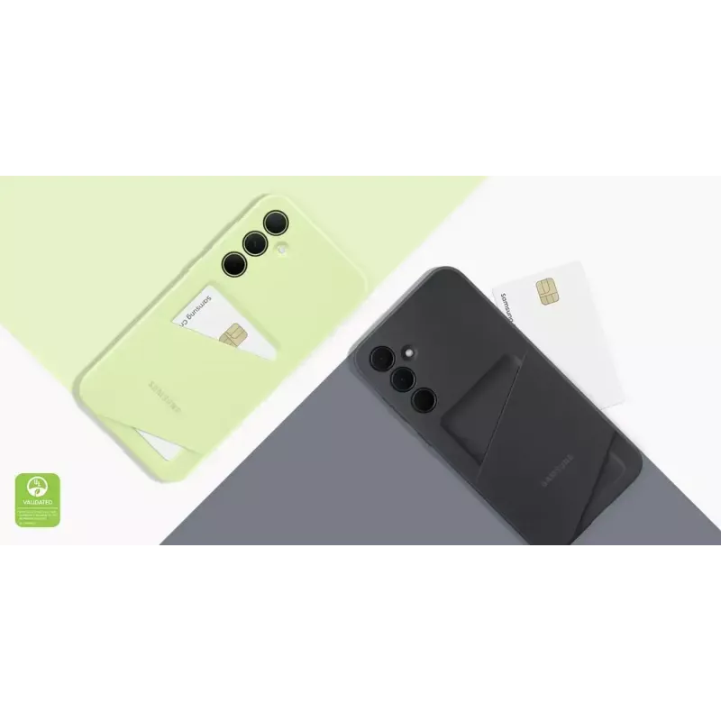 Etui ochronne AVM EF-OA356 do Samsung Galaxy A35, pasuje do ekranu 16,8 cm (6,6 cala), limonkowy, 1 kieszeń na kartę