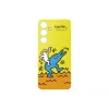 Cover Samsung Keith Haring Flipsuit Case dla S24 FE Żółty
