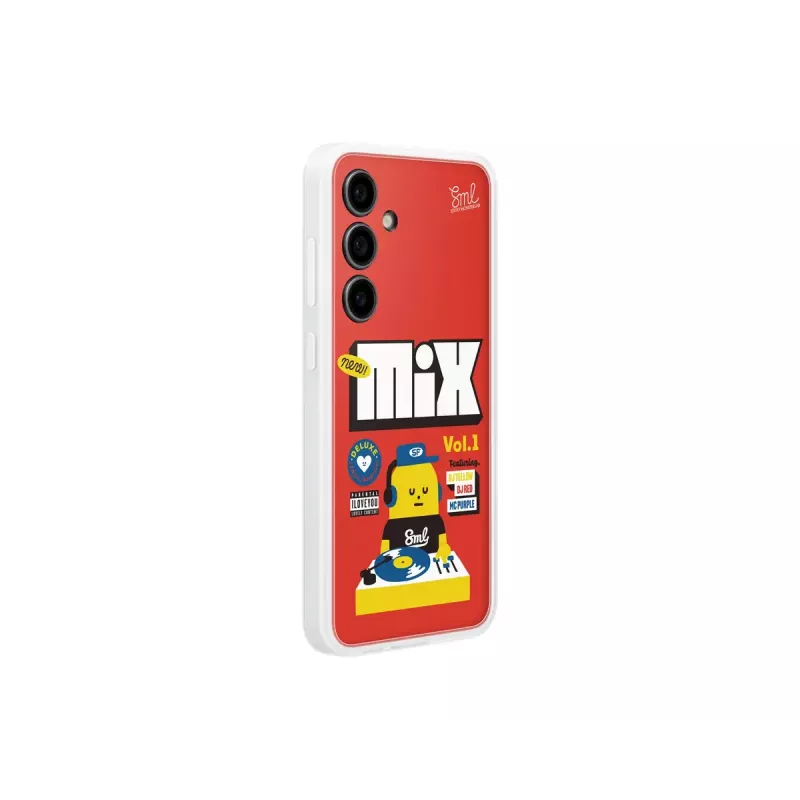 Cover Samsung Sticky Monster Lab Flipsuit Case dla S24 FE czerwony