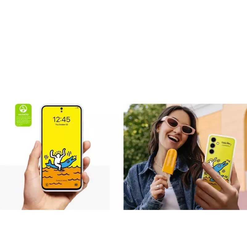 Cover Samsung Sticky Monster Lab Flipsuit Case dla S24 FE czerwony