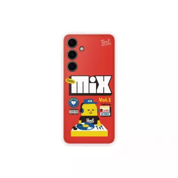 Cover Samsung Sticky Monster Lab Flipsuit Case dla S24 FE czerwony