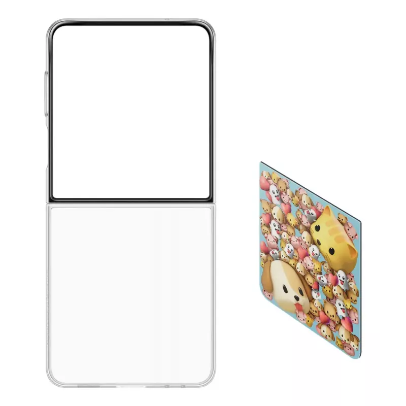Cover Samsung Galaxy Z Flip7 Transparent Monochromatic