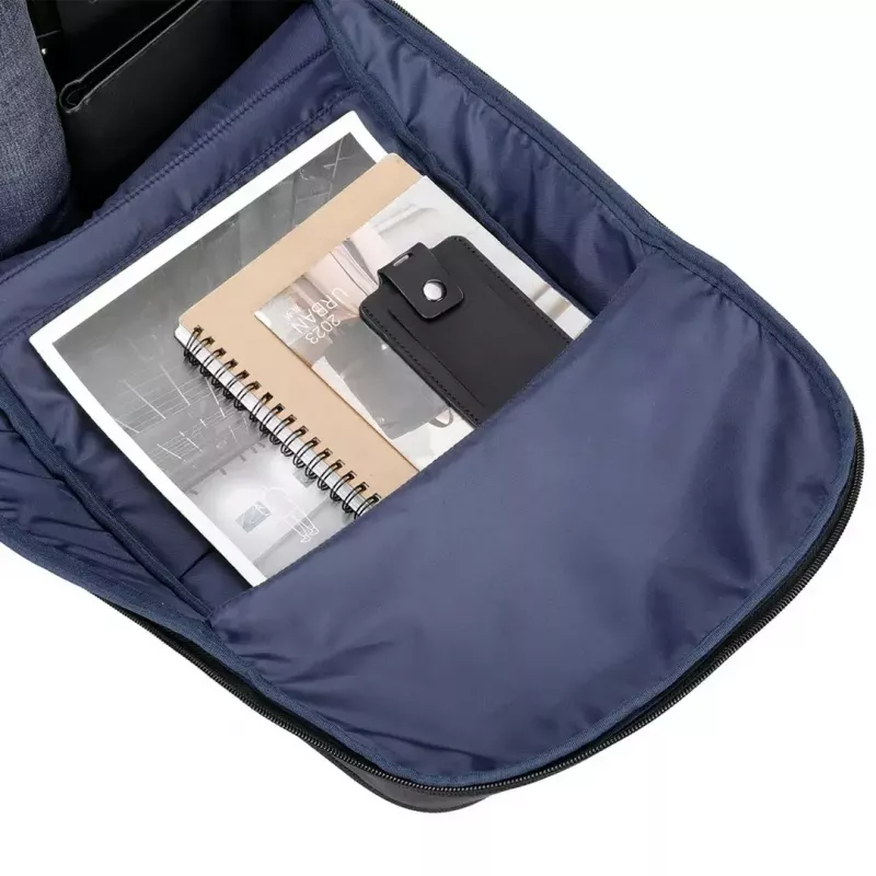 Torba na laptopa MODECOM Active 15 PLE‑MC‑ACTIVE‑15 do laptopów 15,6 cala, 8 GB RAM (etykieta) — skóra ekologiczna, czarna, zapięcie na zamek, port USB