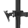 Hama 00118495 uchwyt do monitora / stojak 68.6 cm (27 cali) Biurko Czarny